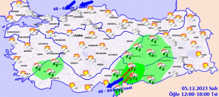 Bugün Türkiye'de hava durumu nasıl olacak?