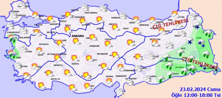 Kuzey Ege, Doğu Anadolu ve Güneydoğu Anadolu'da aralıklı yağış var!