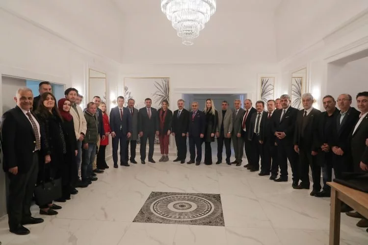 Kütahya'da Başkan Işık sendika başkanlarıyla bir araya geldi 