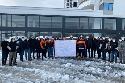 Trendyol Express çalışanları kontak kapattı!