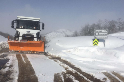 Bursa'da kar ulaşıma engel olmadı
