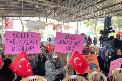 "Marmara Gölü Yaşasın!" çağrısı 