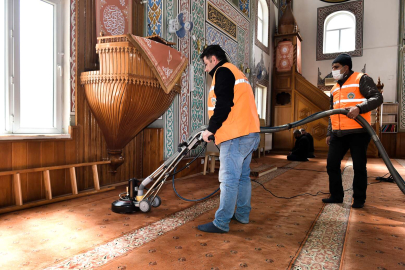 Malatya'da ibadethaneler temizlendi 