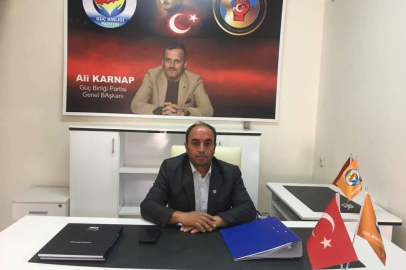  Güç Birliği Partisi Kilis İl Başkanı Yıldırım: "Yeter artık halkın sırtından inin!"