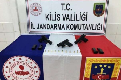 Kilis'te jandarmadan silah ve mühimmat kaçakçılığı operasyonu