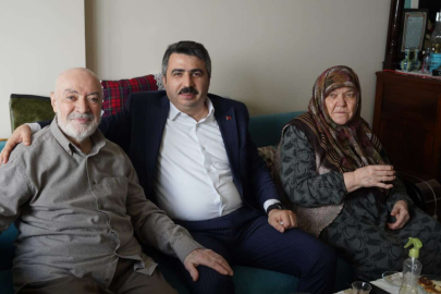Bursa Yıldırım'da Başkan Yılmaz'dan vefa ziyareti 