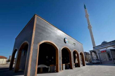 Kayseri Kocasinan Belediyesi 5 yılda 12 adet tek tip kemerli şadırvan yaptı 