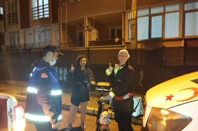 Kocaeli'nde bisikletiyle kaybolan turistin yardımına zabıta koştu