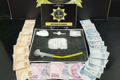 Adıyaman’da uyuşturucu tüccarlarına suçüstü
