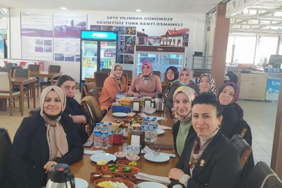 AK Kadınlar Osmaneli ilçesinde kahvaltıda buluştu