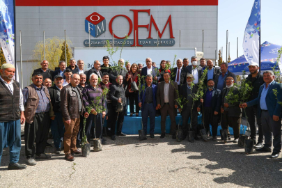 Gaziantep'te hastalığa karşı yeşil altın fıstığa besin desteği!