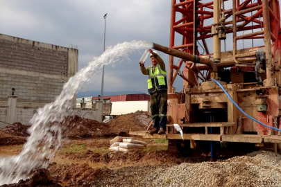 Hatay Kırıkhan'da yeni su kaynağı 