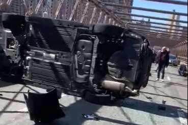 Brooklyn Köprüsünde feci kaza