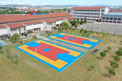 Kocaeli Büyükşehir 70 okula daha basketbol sahası yapacak