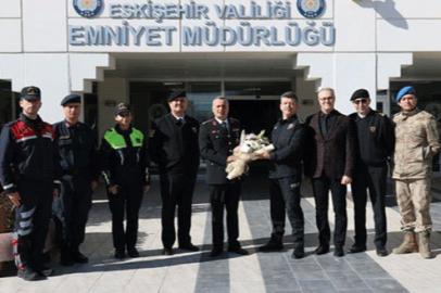 Eskişehir'de Jandarmadan Emniyet'e 177. yıl ziyareti