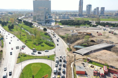 Bursa'da Adliye Kavşağı'nda çalışmalar tam gaz
