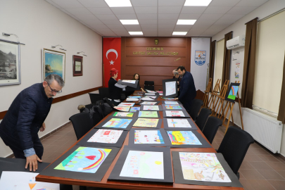 Çanakkale Gelibolu'da 23 Nisan Resim Yarışması sonuçlandı