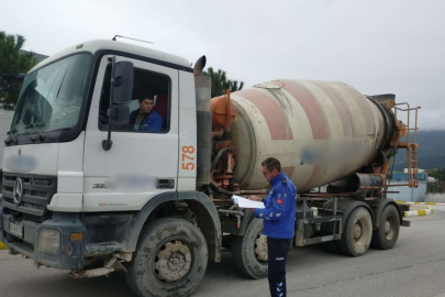 Manisa'da kaçak betona denetim 