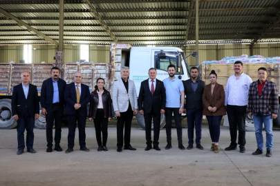Hatay'da üreticiye 75 ton gübre desteği 