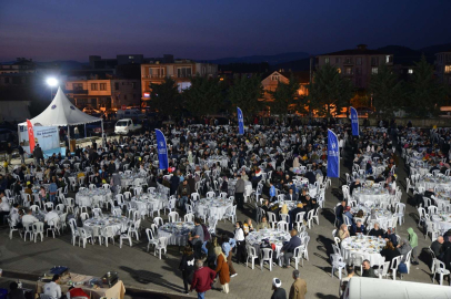 Bursa'da iftar sofrası İznik'te kuruldu