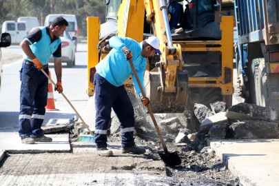 Kocaeli Gebze ve Çayırova’da yol onarımları yapıldı