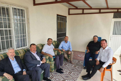 Kilis'te başkanlardan Yalçın’a geçmiş olsun ziyareti