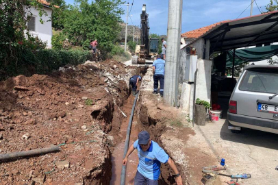 Muğla Marmaris’te kırsal mahallelerinin içme suyu hatları yenileniyor