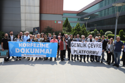 Bursa Gemlik'te 'Körfezime Dokunma' yargıya taşındı