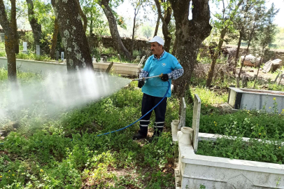 Mezarlıklarda bayram mesaisi 