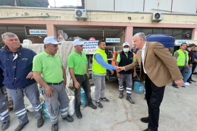 İzmir Narlıdere'de bayramlaşma 