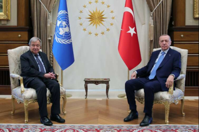 Cumhurbaşkanı Erdoğan Guterres ile görüştü