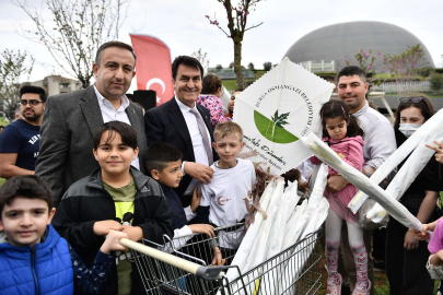 Bursa Osmangazi'de 'erguvan' renkliliği