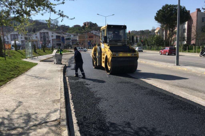 Kocaeli Gölcük’te üstyapı çalışmaları sürüyor