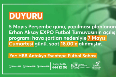 Erhan Aksay XPO Futbol Turnuvası'nın açılışı belli oldu 