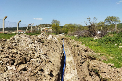Manisa Doğanpınar Mahallesinde içme suyu terfi hattı çalışması tamamlandı
