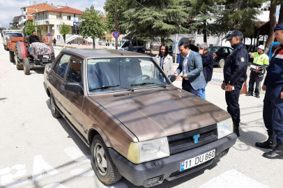  Pazaryeri ilçesinde "Yayalar için 5 adımda güvenli trafik" uygulaması yapıldı