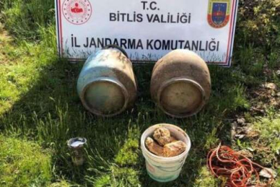 Bitlis'te patlayıcı bulundu 