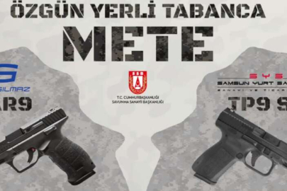 Yerli tabanca METE teslim edildi 