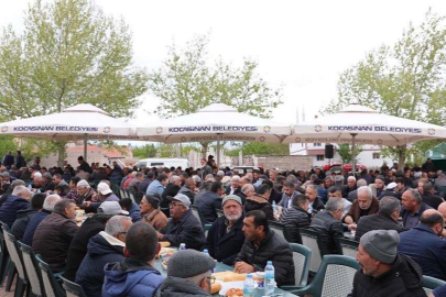 Kayseri Kocasinan'da 'Şükür Sofrası' kuruldu 