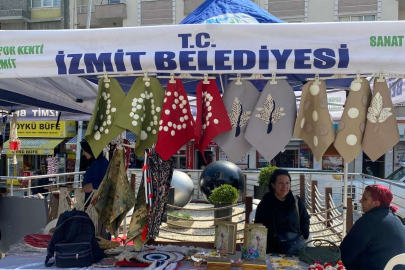 Kocaeli İzmit Belediyesi, el emeği satış stantları sezonunu açtı