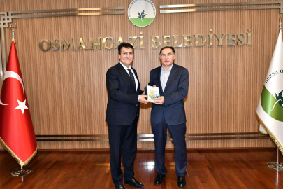 Türk Devletleri Ombudsmanları, Bursa Osmangazi'de Başkan Dündar’ı ziyaret etti