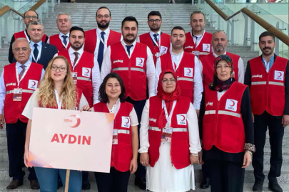 Türk Kızılayı'nın genel kuruluna Aydın tam kadro katıldı