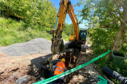 Kocaeli Kartepe'de atıksu hatları yenilendi 