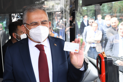 Kayseri'de temassız karta 1 biniş ücretsiz!