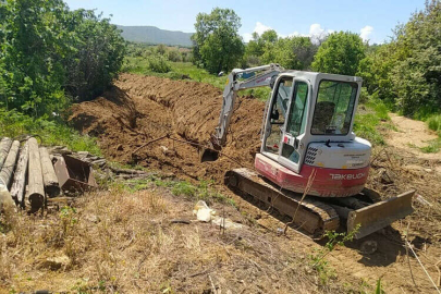 Manisa Salihli'de MASKİ'den dere temizliği
