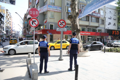Kocaeli'nde Cumhuriyet Bulvarında öncelik yayanın