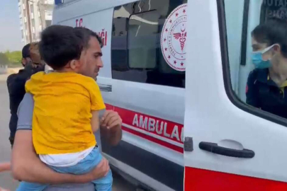 Adıyaman'da 4 metre yükseklikte düşen çocuk yaralandı