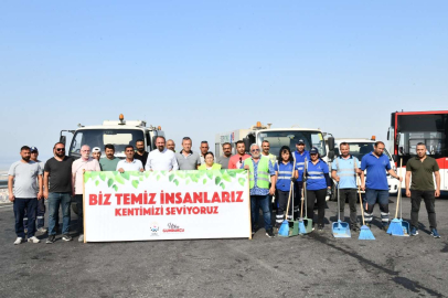 İzmir Çiğli'de temizlik seferberliği