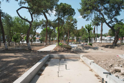 Manisa'da Şehit Necdi Şentürk Parkı yenileniyor