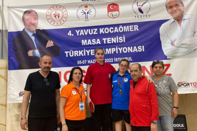 Sakaryalı özel sporcular 'masa'da  üçüncü oldular